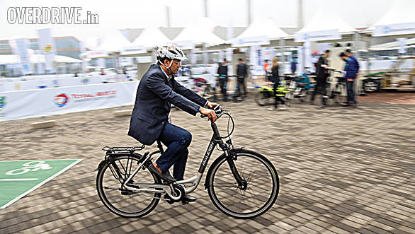 Riding an electric cycle is effortless