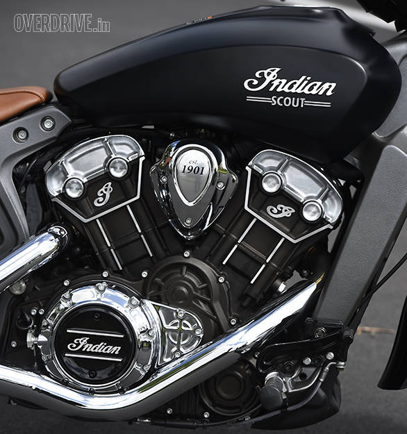 The ornate engine cases and simple but modern styling both effectively point to its great performance and handling