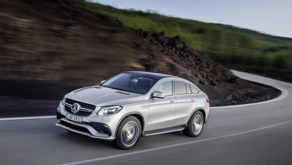 The bumper adds typical AMG presence to the looks of the GLE Crossover Coupe
