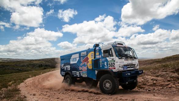 Win in the fourth stage puts Kamaz driver Eduard Nikolaev second in the truck class