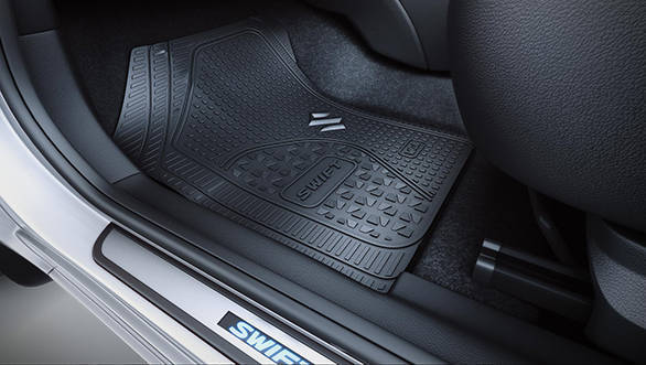The door sills are now illuminated in the limited edition Swift Windsong