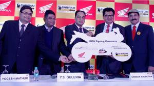 Honda teams up with Shriram Automall to offer pre-owned two wheelers