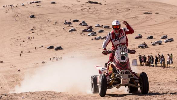 Rafal Sonik will look to defend his title in the quad class from Igancio Casale