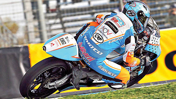 Sarath Kumar's Moto3 stint saw him come to terms with a very fast race machine
