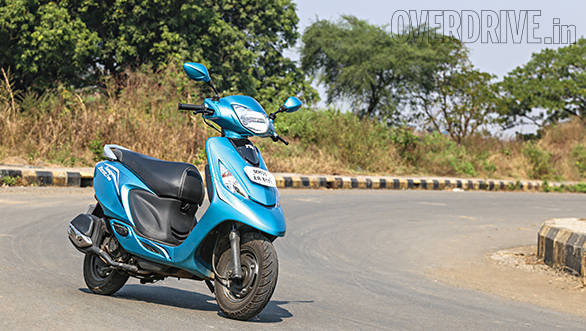 tvs scooty zest 110 ladies scooter