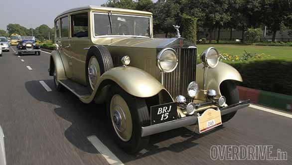 A 1936 Rolls-Royce Phantom III dominating the streets of Delhi