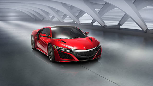 The exterior of the new Honda NSX represents superlative attention to balancing exotic sports car form and supercar function
