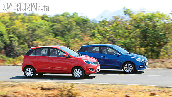 Tata Bolt vs Hyundai Elite i20 vs Fiat Punto Evo vs Volkswagen Polo (3)