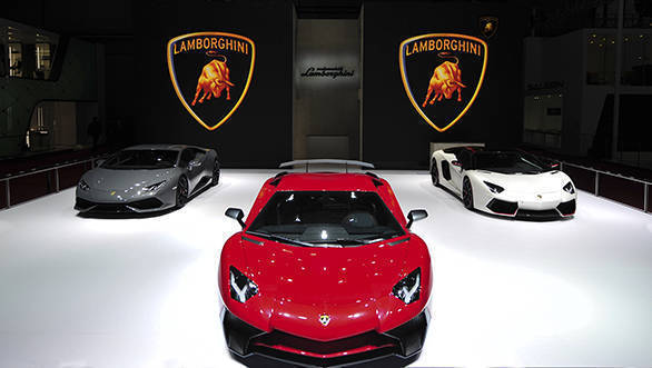 2015 Shanghai Auto Show - Lamborghini Booth