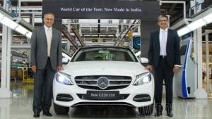 Local manufacturing of the 2015 Mercedes-Benz C 220 CDI begins in India
