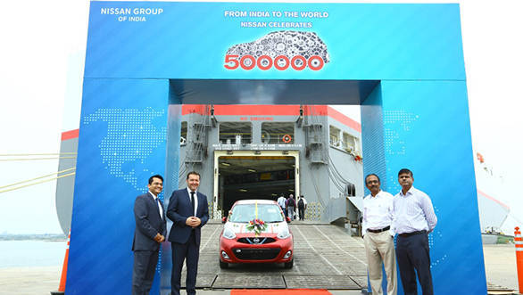 Nissan India exports