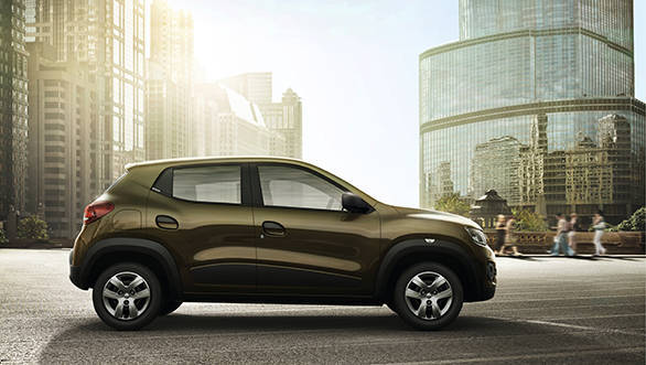 Renault KWID side-on still photograph