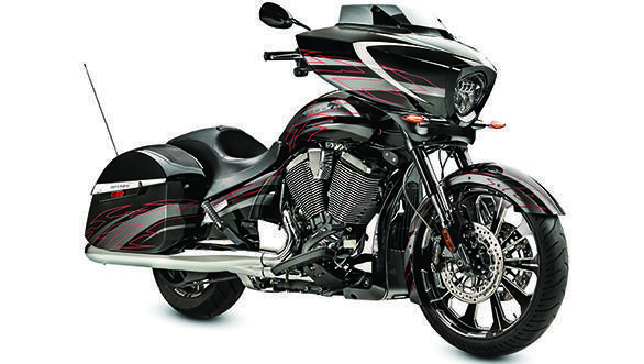 The Victory Magnum X1 is a good representation of the Victory Motorcycles design language
