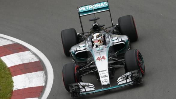 Lewis Hamilton notches his fourth win of 2015 at the Canadian GP