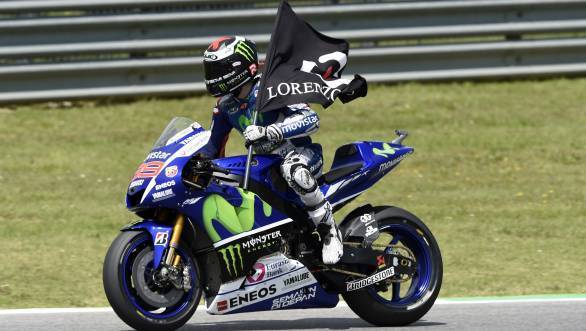 Victory at Mugello means Lorenzo is now just six points adrift of team-mate Valentino Rossi