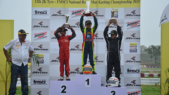 Winners in the Micro Max class_JK Tyre National Karting Championship