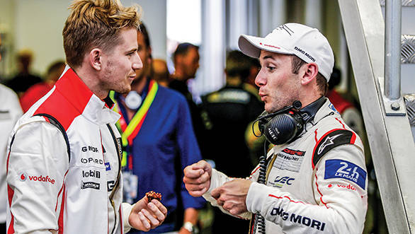 Porsche Team: Nico Huelkenberg, Nick Tandy (l-r)