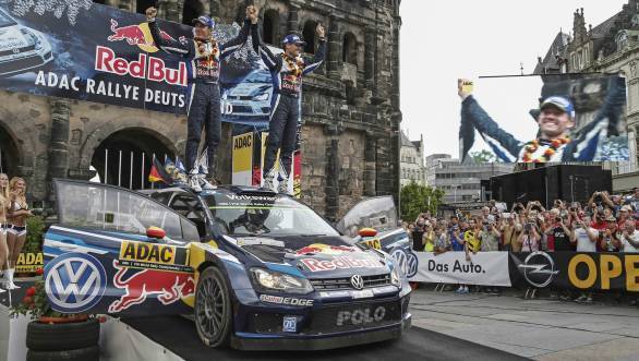 Sixth win of 2015 for Sebastien Ogier in the World Rally Championship