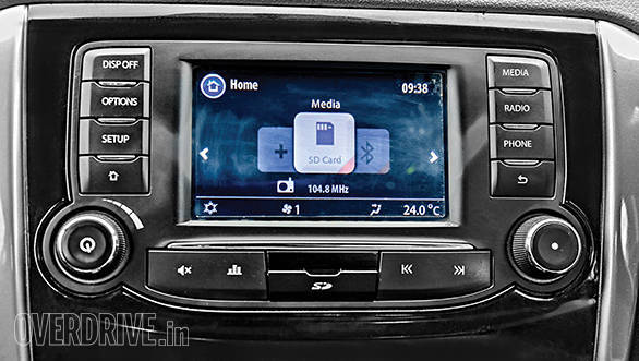 Harman touchscreen system is excellent to use and connects to the phone faster than any system we've experienced