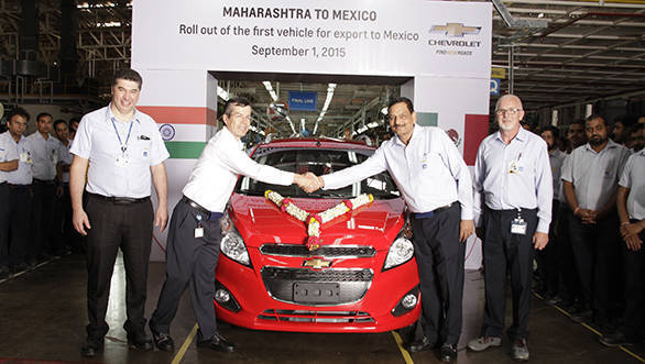 GM India Rolls Out First Vehicle for Mexican Consumers from its Talegaon Manufacturing Facility