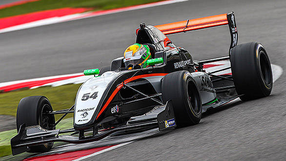 SILVERSTONE (GBR) SEP 4-6 2015 - Round 6 of the World Series by Renault at Silverstone Circuit. Jehan Daruvala #54 Fortec Motorsports. Action. © 2015 Diederik van der Laan / Dutch Photo Agency / LAT Photographic
