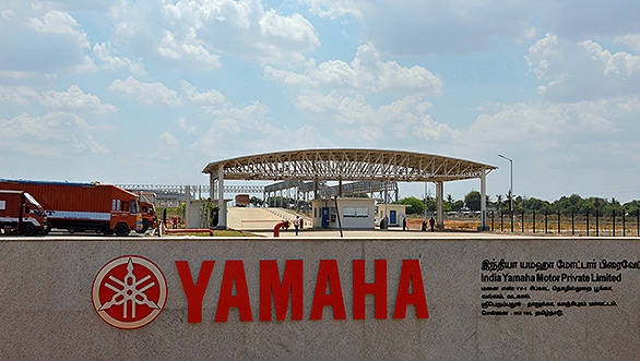 CHENNAI, APRIL 18: Yamaha Motor holds factory opening ceremony o