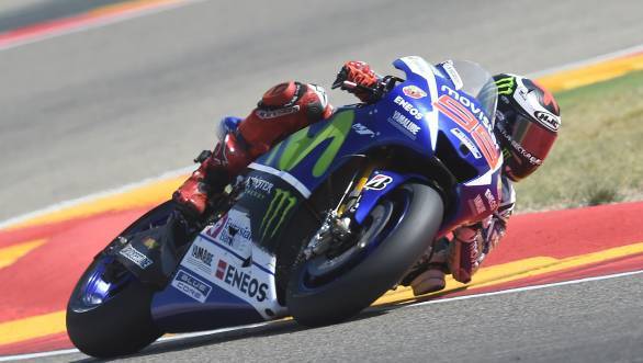 Lorenzo's win at Aragon has helped him cut down on team-mate Valentino Rossi's title lead