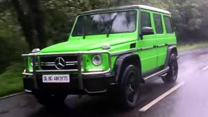 2015 Mercedes-AMG G63 Crazy Colour review road test by OVERDRIVE - Video