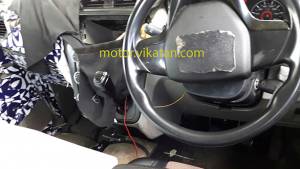 Spied: Mahindra S101 (XUV100) interiors spotted while testing in India
