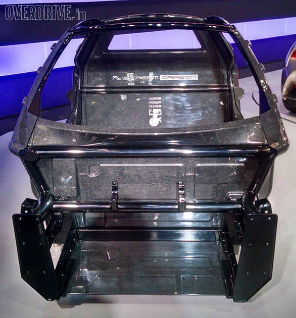 Gordon Murray's weight saving Istream carbon chassis of the Sports Ride concept