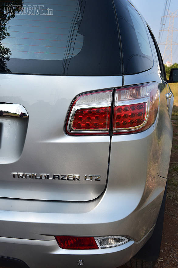 LED Tail lamps of the Chevrolet Trailblazer look basic