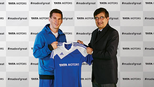 Lionel Messi endorses Tata Motors