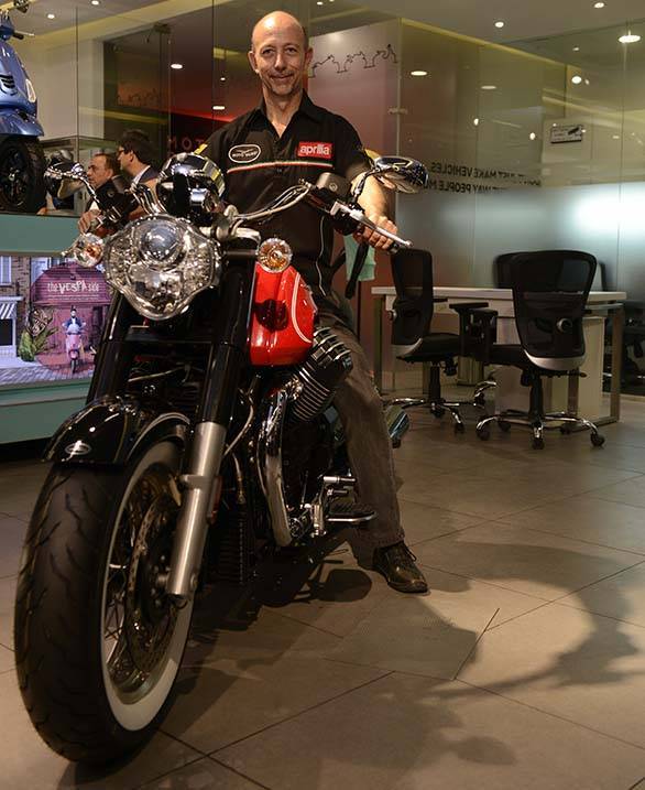 Stefano Pelle, group managing director, inaugurated India's first Motoplex store
