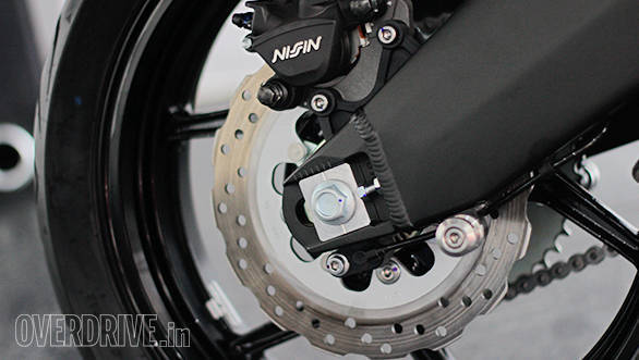 The 2015 Kawasaki Versys gets new 250mm petal style rotor with single-piston caliper and ABS