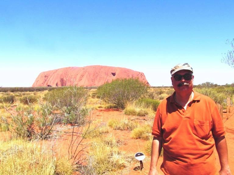 At the famous Ayers Rock