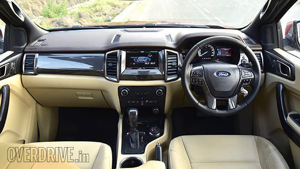 The dashboard and feature list of the 2016 Ford Endeavour has been completely revamped