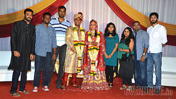 Congratulations Rishabh and Rashmi! The dress code was in fine print though. . .