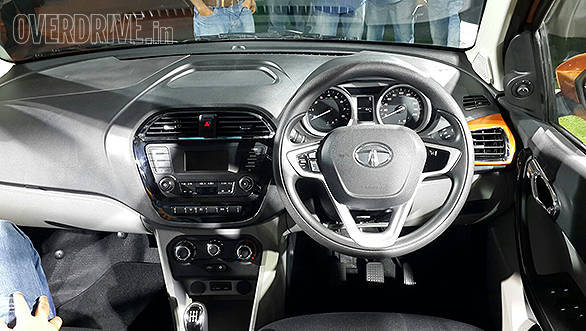 Inside the Tata Zica, there is a two-tone dashboard that follows the same theme seen in the Zest and the Bolt