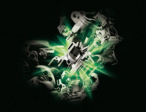 All Yamaha has shared about the 150cc engine is the image. We doubt it glows green...