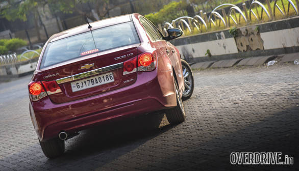 Even though it has an old design, the new Cruze still commands attention