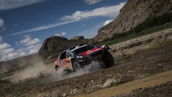Sebastien Loeb continues to lead the Dakar overall in the car category after Stage 5 of the event
