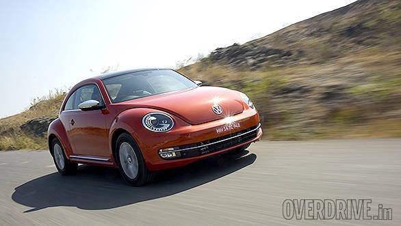 It may be all new but the Beetle still has a very identifiable design