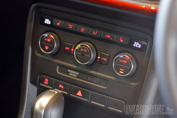 Dual zone climate control is another premium feature