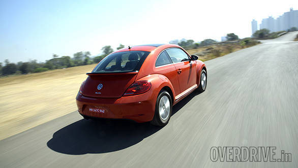 The rear end sees the most changes over the old Beetle