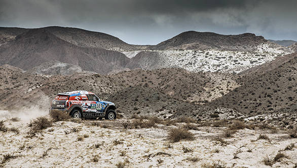 Jakub Przygonski (POL) from Orlen X-Raid Team performs during stage 10 of Rally Dakar 2016 from Belen to La Rioja, Argentina on January 13, 2016. // Flavien Duhamel/Red Bull Content Pool // P-20160113-00152 // Usage for editorial use only // Please go to www.redbullcontentpool.com for further information. //