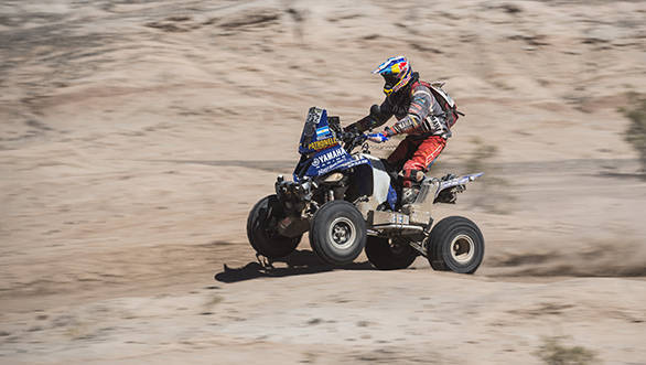 Marcos Patronelli (ARG) of Yamaha Racing Team races during stage 11 of Rally Dakar 2016 from La Rioja to San Juan, Argentina on January 14, 2016 // Marcelo Maragni/Red Bull Content Pool // P-20160114-00589 // Usage for editorial use only // Please go to www.redbullcontentpool.com for further information. //