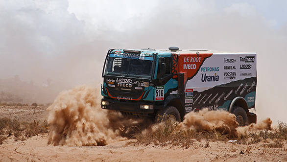 516 VAN GENUGTEN TON VAN LIMPT ANTON VAN EERD PETER (nld) IVECO action during the Dakar 2016 Argentina,  Bolivia, Etape 6 - Stage 6, Uyuni - Uyuni,  from  January 8, 2016 - Photo Frederic Le Floc'h / DPPI