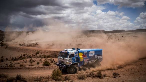 Second stage win of the 2016 edition of the Dakar for Eduard Nikolaev in the Kamaz