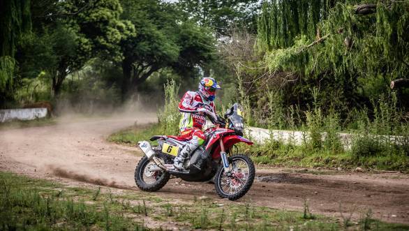 The 2016 edition of the Dakar could well be Joan Barreda Bort's lucky year. He currently leads the motorcycle class overall.