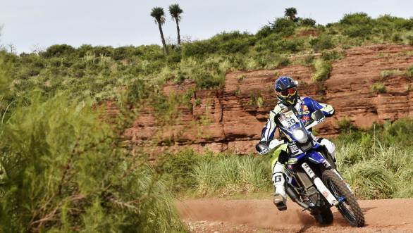 Florent Vayssade is currently 33rd overall for Sherco TVS, while his team-mate Duclos is 10th after Stage 4